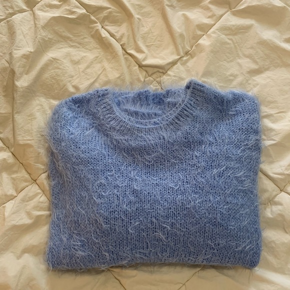 Apt 9 Eye lash sweater blue size XL - Picture 2 of 4